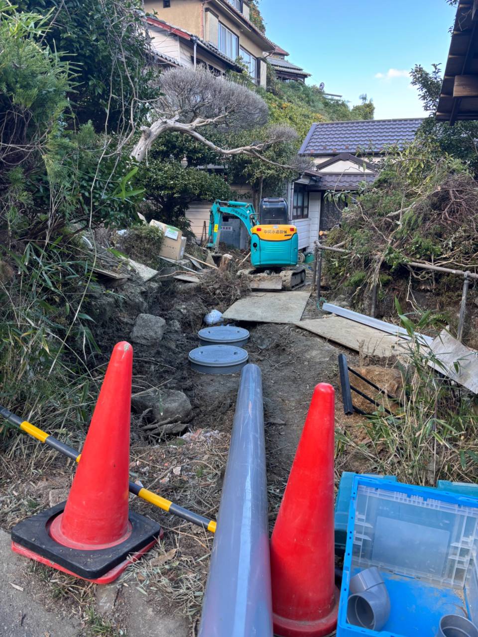 浄化槽工事及び宅内配管工事 設備工事